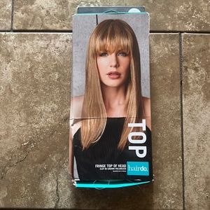 New Hairdo Top Fringe top of head clip in crown volumizer